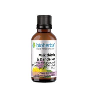 Ostropestřec mariánský + pampeliška tinktura Bioherba 50ml