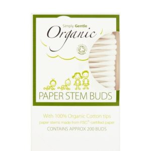 Organické vatové tyčinky Simply Gentle 200ks