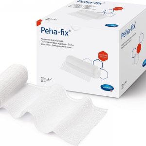 Peha-crepp obinadlo elastické fixační 12cm x 4m/20 ks 3031445