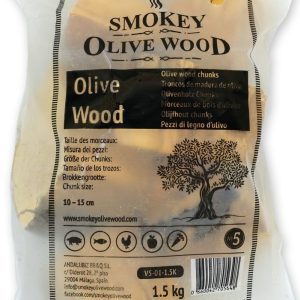 Smokey Olive Wood Špalíky k zauzování ze dřeva olivovníku Hmotnost: 1,5 kg