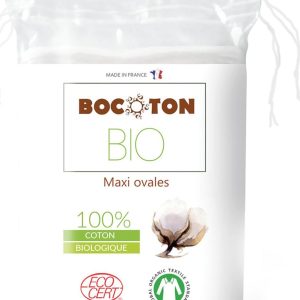 Bocoton Odličovací tampony z biobavlny, cotton oval maxi pads 40 ks
