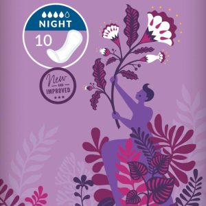 Natracare Noční vložky Maxi 10 ks