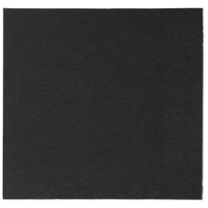 477148 Tork černý ubrousek-oběd, 33x33cm, 2vrstvy, 1/4, 200ks