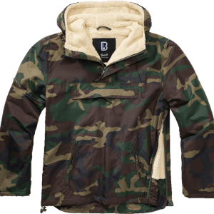 Brandit Bunda Windbreaker Sherpa woodland 5XL
