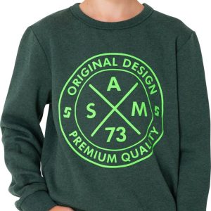 SAM 73 Chlapecká mikina BRANDON Zelená 116