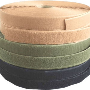 Uzávěr stuhový – suchý zip š. 20 mm – smyčky [10 cm] olivová