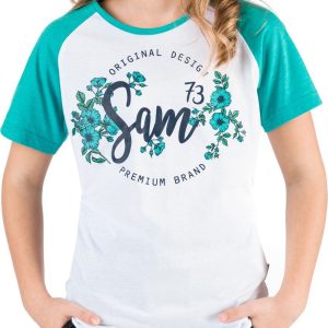 SAM 73 Dívčí triko DENISA Zelená 116