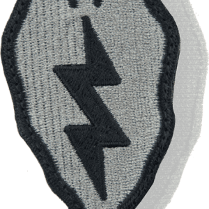 Nášivka: Divize pěší 25. šedá | černá