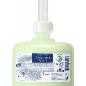 420652 Tork Mini luxusní tekuté mýdlo na vlasy a tělo, S2
