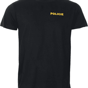 Tričko POLICIE černé 3XL