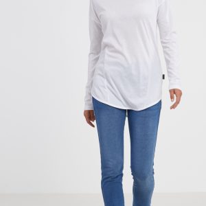 SAM 73 Dámské triko s dlouhým rukávem SHERRI Bílá 2XL