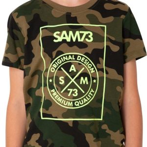 SAM 73 Chlapecké triko TOBY Zelená 104