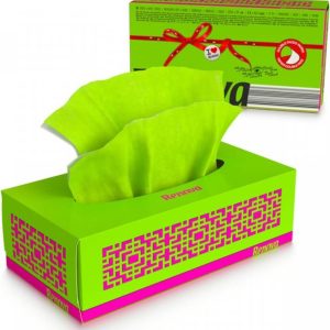 Renova Papírové kapesníky zelené 3-vrstvé 80 ks Barva: Zelená