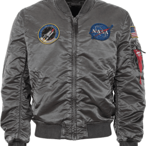 Alpha Industries Bunda MA-1 VF NASA Battlewash washed stone XL