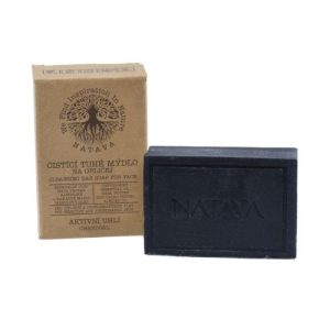 Tuhé čistící mýdlo na obličej Aktivní uhlí NATAVA 100g