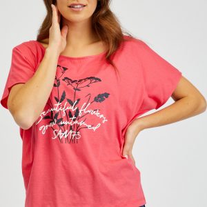 SAM 73 Dámské triko CIRCINUS Růžová 2XL