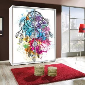 Maridex  skříň PENELOPA 155 se vzorem 8  155/215/66