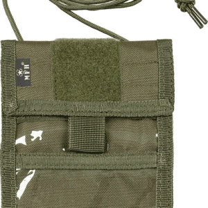 Pouzdro na doklady na krk MFH zelené