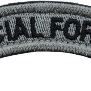 Nášivka: SPECIAL FORCES – oblouček [bsz] šedá | černá