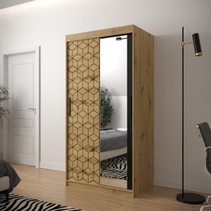 Abika Šatní skříň PLASTER 2  100/200/62 barevné provedení