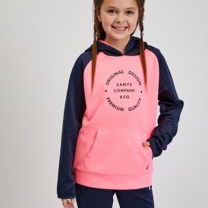 SAM 73 Dívčí mikina DRACO Růžová 128