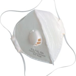 Respirátor FFP2 Refil Standard 731 s výdechovým ventilem, 15 ks, bílý Balení: 15ks – krabice