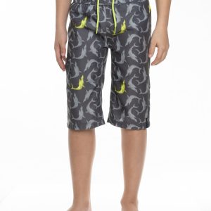 SAM 73 Chlapecké plavecké šortky BENITO Šedá 128-134