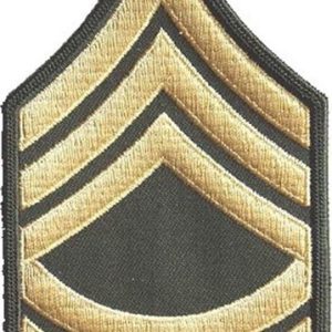 Nášivka: Hodnost US ARMY rukávová Sergeant First Class olivová | žlutá