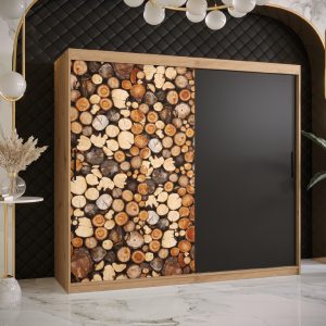 Abika  skříň DREWNO  200/200/62 barevné provedení