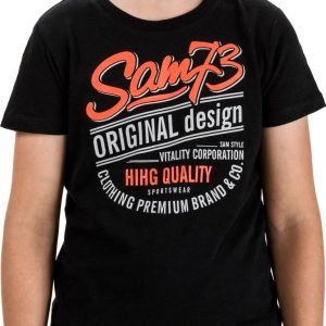 SAM 73 Chlapecké triko ARCHIE Černá 116