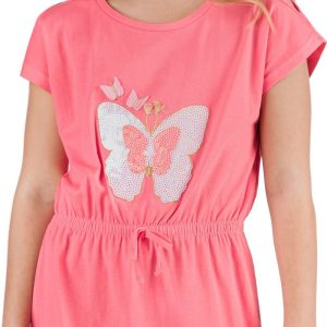 SAM 73 Dívčí šaty MIKILO Růžová 92-98