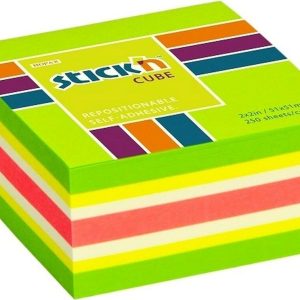 Stick’n Hopax Bloček samolepicí Hopax 51 x 51 mm, 250 lístků Barva: Zelená
