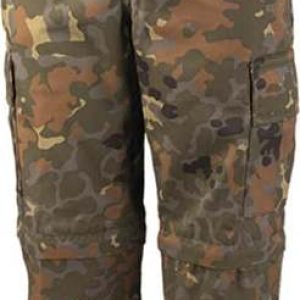 Kalhoty dětské BDU ZIP-OFF flecktarn S