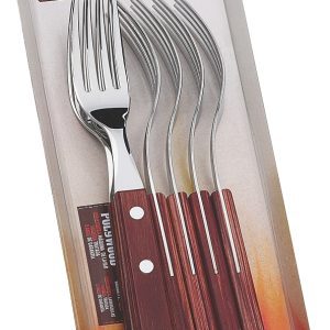 Tramontina Churrasco Steaková vidlička – červené dřevo, 6ks