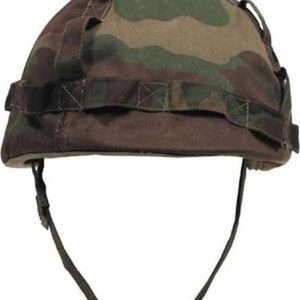 Přílba US STYLE s povlakem woodland