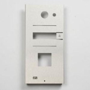 9137608 – 2N® IP Vario náhradní kovový kryt, 1 tlačítko a čtečka