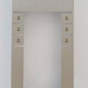 9137613 – 2N® IP Vario náhradní kovový kryt, 6 tlačítek a klávesnice