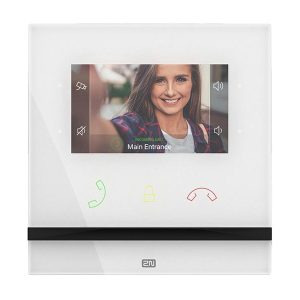 91378501WH – Indoor Compact bílý – odpovídací video jednotka