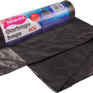 Sáčky do koše 60l černé 20ks