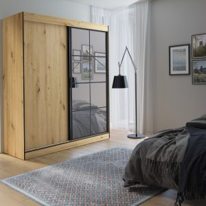 Jurek Meble  Šatní skříň OSLO II Jurek 180/216/65 barevné provedení