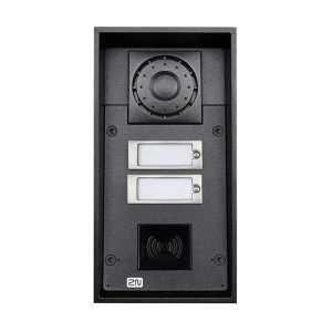 9151102RW – IP Force  2 tlačítka, příprava pro čtečku, 10W reproduktor.