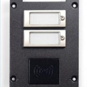 9151914 – 2N® IP Force náhradní přední panel, 2 tlačítka, pro verzi se čtečkou