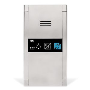 919645WBE – Lift1, kabinová hláska, kompaktní verze bez tlačítka, povrchová montáž