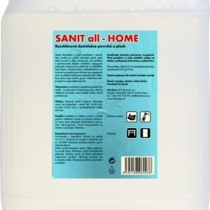 Sanit ALL HOME dezinfekce povrchů a ploch bez chlóru 5 l