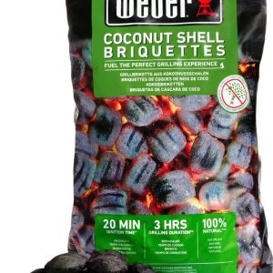 Weber brikety z kokosových skořápek, 8 kg
