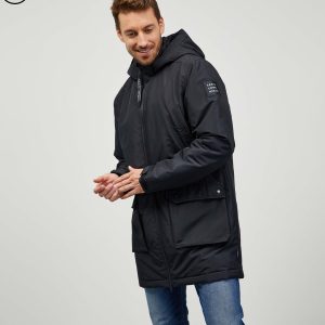 SAM 73 Pánský kabát EDWARD Černá L