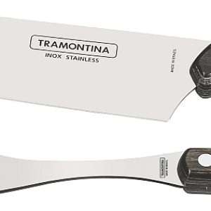 Tramontina Churrasco Steakový porcovací příbor Tramontina tmavé dřevo, krájecí nůž + vidlička