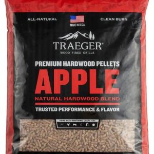 Dřevěné BBQ pelety Traeger – JABLOŇ, 9kg