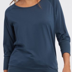 SAM 73 Dámské triko s 3/4 rukávem SELMA Modrá XS