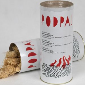 PODPAL Ekologický podpalovač z dřevité vlny, tubus – 40 ks